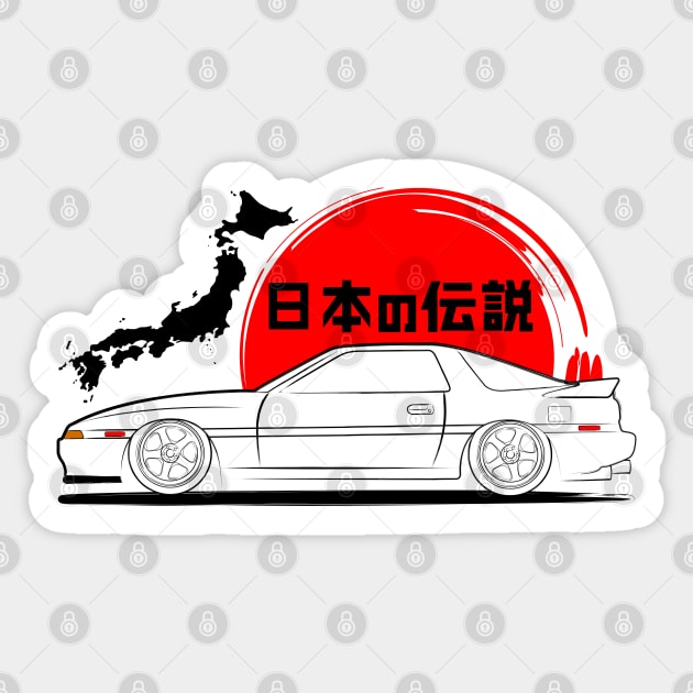 JDM Supra MK3 Sticker by turboosted